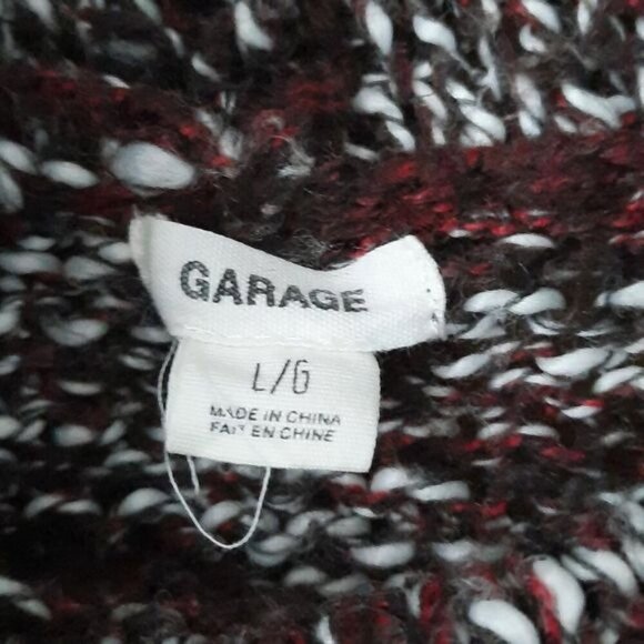 Garage Cowl Neck Pullover Sweater Size Large - Picture 2 of 3